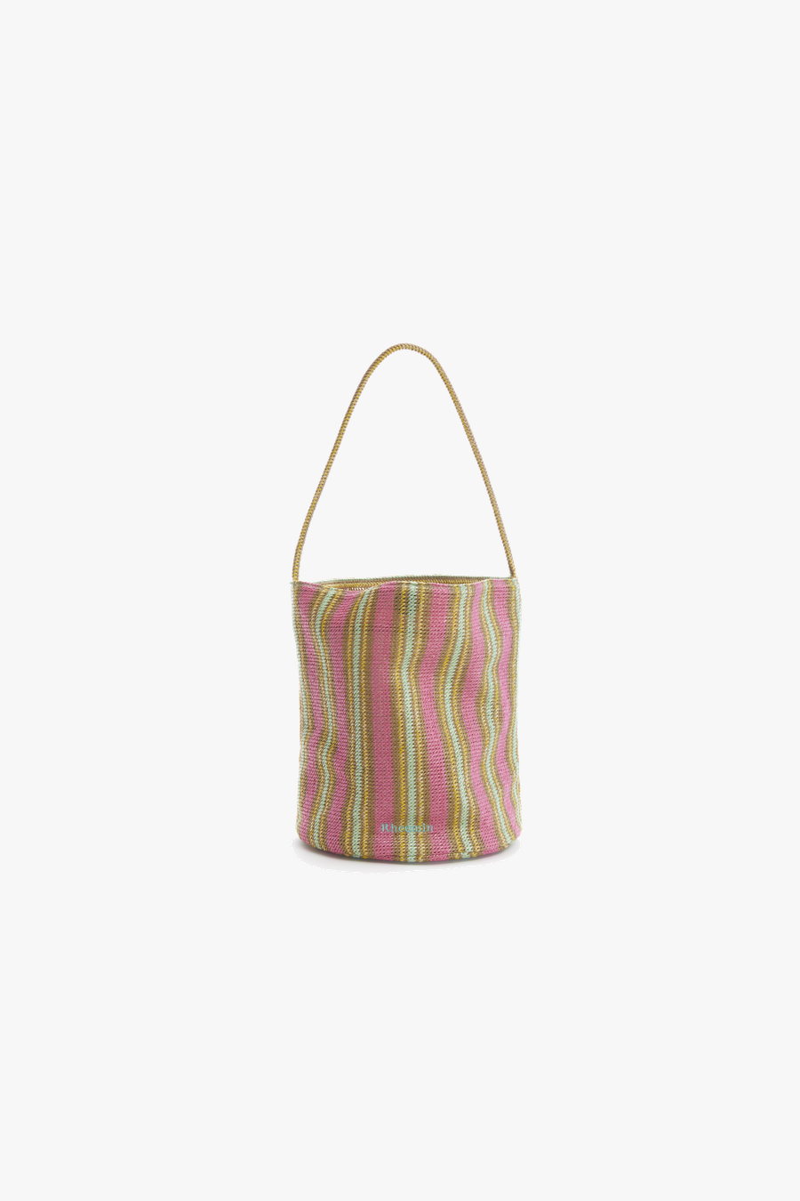 [2nd PRE-ORDER] ORIEN RATTAN STRIPE - PINK+MINT Stripe (LARGE) - (5월11일 예약 배송)